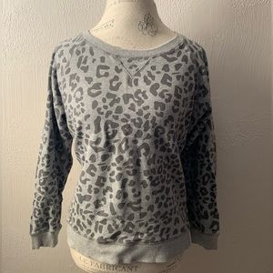 Tribal leopard sweatshirt